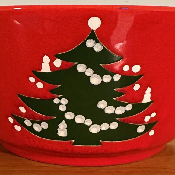 Waechtersbach Germany Christmas Tree Serving Bowl 9" - Picture 3 of 7